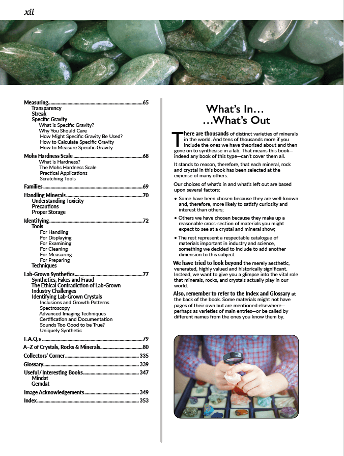 The Mineral Manual book