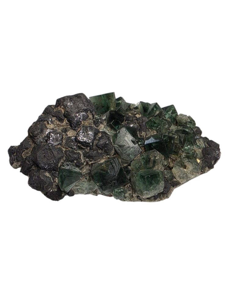 Pyjama Pocket Fluorite With Galena – Diana Maria Mine, England A beautiful natural fluorite specimen from the famous Pyjama Pocket discovery at the Diana Maria Mine, Weardale, County Durham, England. Specification Mineral: Fluorite Pocket: Pyjama Pocket Mine: Diana Maria Mine Location: Weardale, County Durham, England Weight: 325g Size: 12 x 7 cm Natural mineral specimen Collector display piece Learn More About Fluorite Interested in the geology and mineral discoveries ? Visit the Salt Shack Education YouTube Channel for videos covering fluorite mining, mineral collecting, crystal pockets, and famous localities including the Diana Maria Mine. 👉 SALT SHACK - EDUCATION - YouTube